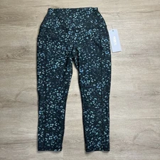 RBX Peached Tech Flex Leggings Capri Length Multicolor Womens Size Small NWT