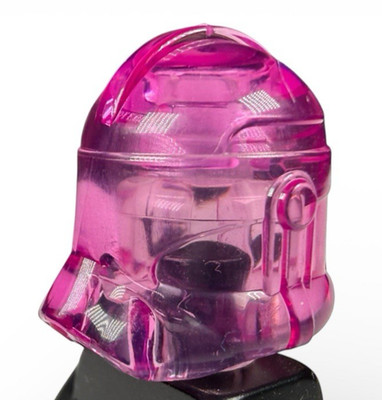 Lego Star Wars Unreleased Monochrome Prototype Trans Dark Pink P2 Clone Helmet