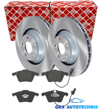 FEBI Bremsscheiben 347mm + Beläge Bremsen Satz vorne für AUDI A6 4F C6 + AVANT