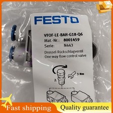 1PC FESTO VFOF-LE-BAH-G18-Q6 8001459 NEW One-way flow control valve