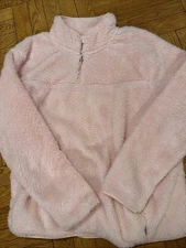 Eddie Bauer Fuzzy Fleece Pink Women’s XL