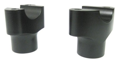 Wild 1 Chubby Billet Risers - 4.5in - Black - W0526B