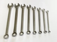 8-Snap-on Tools OEX 12-Point SAE Combination Wrenches Some Wear/See Pics