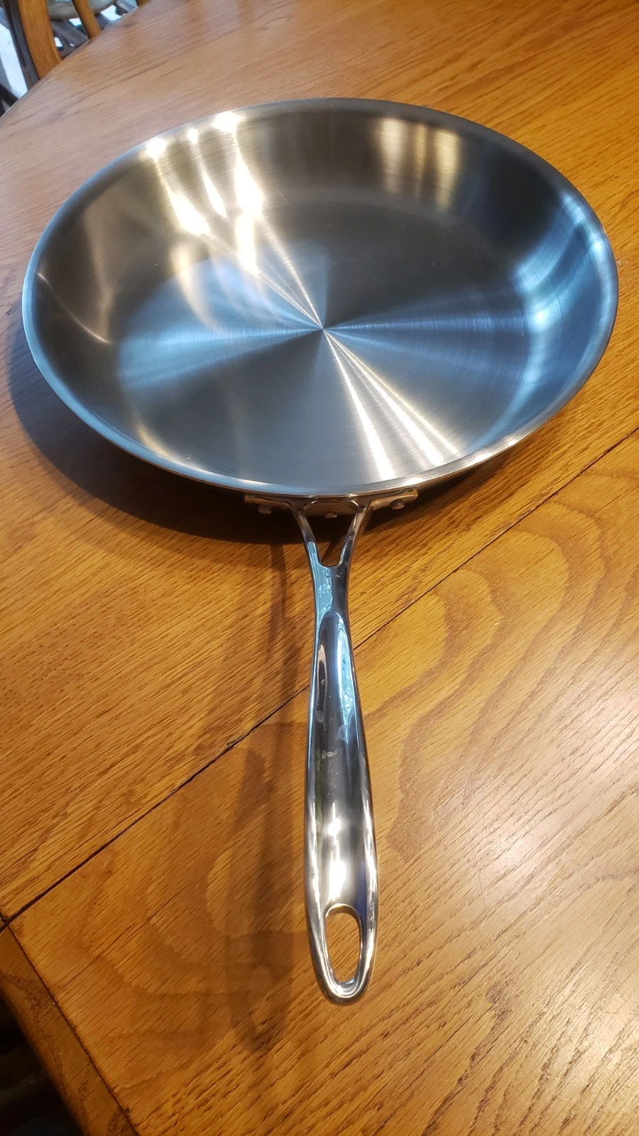 CALPHALON Stainless Steel 12" Sauté Skillet Frying Pan NEW – No Lid - Model 1392