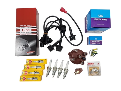 Tune Up Kit fits Toyota 3K 4K Corolla KE70 Liteace - Long Tip Spark Plug