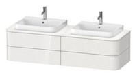 Duravit Happy D.2 Plus Konsolenwaschtischunterschrank FüR Aufsatzbecken Mit 4...