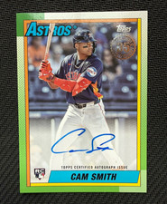 Topps 2025 Update 1990 Baseball Autographs Cam Smith Astros Rookie Auto 90AU-CAM