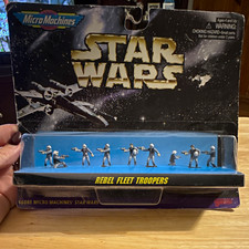 Micro Machines Star Wars Rebel Fleet Troopers Figure Set 1996 Vintage