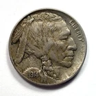 1914-P Buffalo Nickel 5c Philadelphia 5 Cents US Coin BETTER DATE! FULL HORN!
