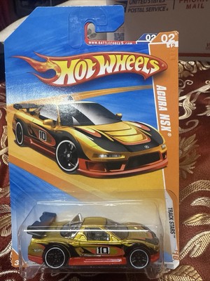 Hot Wheels Honda Acura NSX-Track Star-Gold #10-Exotic Super Car