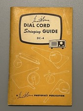 1954 Dial Cord Stringing Guide DC-4 by Howard W. Sams & Co.