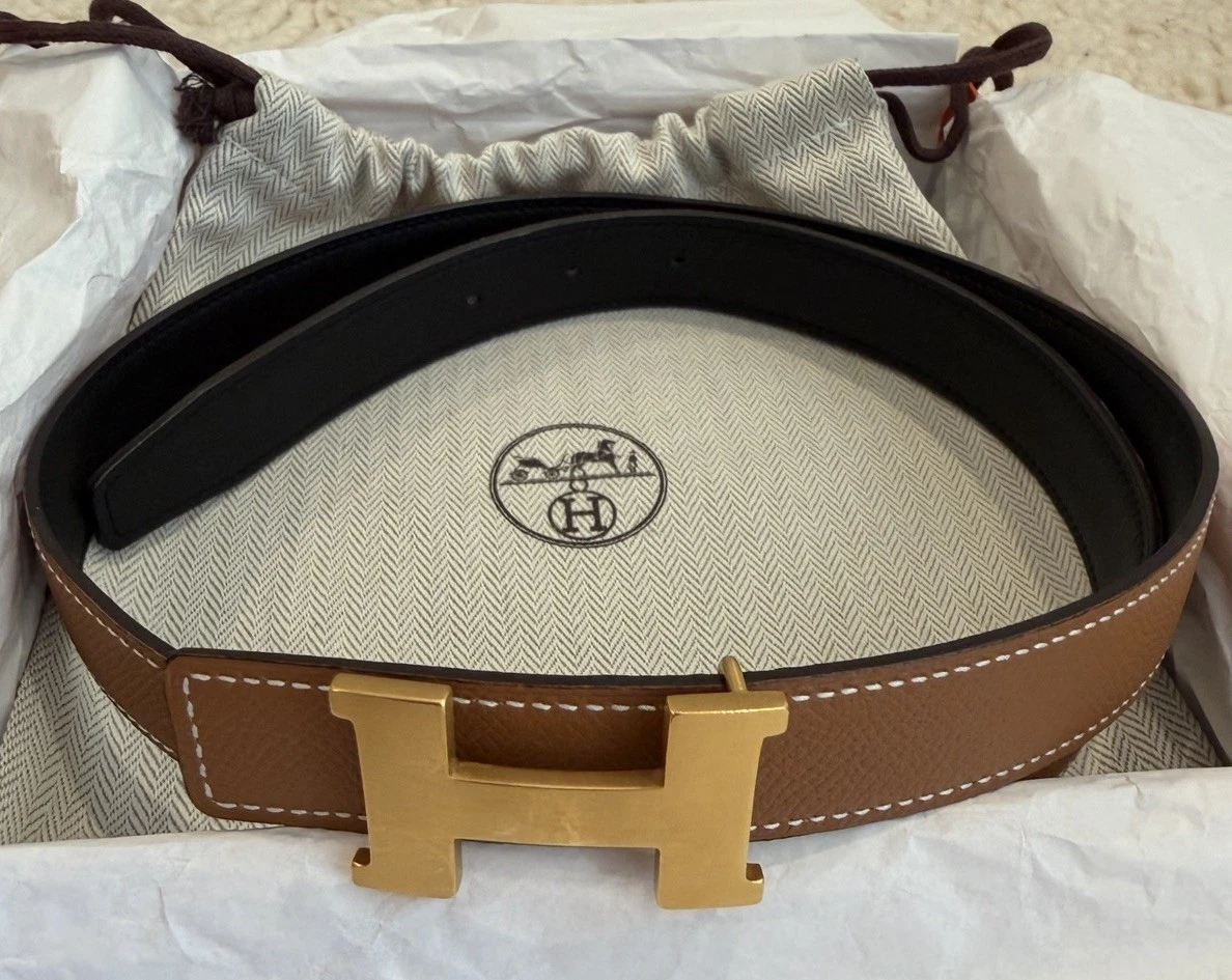 専用 HERMES ブラウンレザーベルト サイズ85 HERMES ブラウンレザーベルト サイズ85