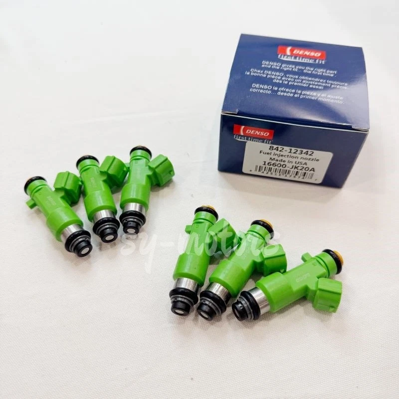 Новые топливные форсунки DENSO 2009-2014 Nissan Murano 3,5 л V6 16600-JK20A 6 шт. - Изображение 3 из 4