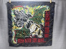 VTG Mess With The Best.. Die Like The Rest.. Grim Reaper Handkerchief Bandana