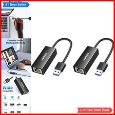 USB to Ethernet Adapter 1000Mbps Gigabit LAN USB 3.0 Plug and Play 2 Pack for