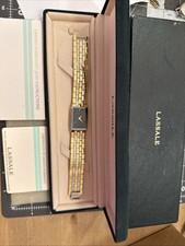 Seiko Lassale Quartz watch 7N00-5B89 Two Tone Gold Silver in box New Battery