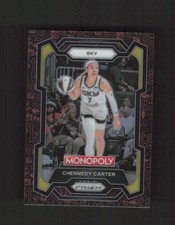 2024 Panini Prizm Monopoly WNBA #52 Chennedy Carter Millionaire Club Prizms