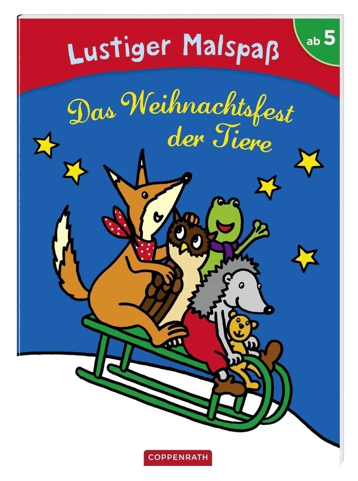 Coppenrath Verlag, Bald ist Weihnachten!, Kindermalbuch 9783649611141