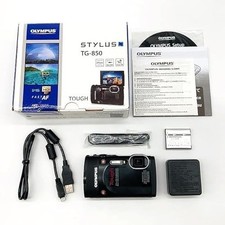 Olympus Stylus Tough TG-850 Black 16.0 MP Digital Camera w/Box