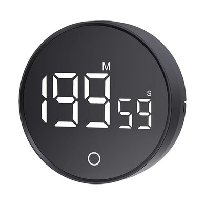 2X(Küchentimer Manuell Ständer Koch Timer Dusche Arbeitszimmer Stoppuhr Schwarz T2G1)