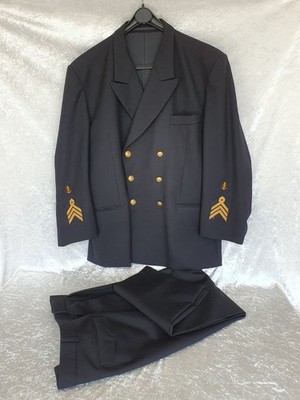 Original Bundeswehr Marine Uniform Sakko und Hose Oberstabsbootsmann