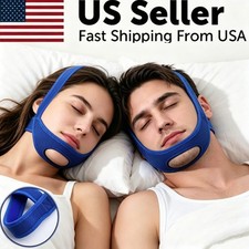 Anti Snoring Chin Strap-Adjustable Jaw Support Blet for Men Women Sleep Aid