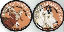 Thompson Center Arms Ram & Goat Patches -  Hunt with a Muzzleloader