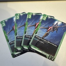 Gundam TCG ST02-002 C Wing Gundam (Bird Mode) Playset (Set of 4)