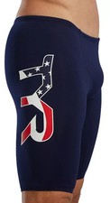 TYR MEN'S MEDIUM, SIZE 34 USA Durafast Elite Jammer Swimsuit