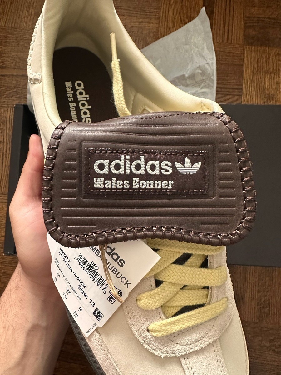 Size 12 - Wales Bonner x adidas Samba Ecru Tint Yellow for sale