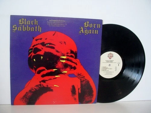 BLACK SABBATH Born Again PROMO LP from 1983 WB 25337 Promotiotional Deep Purple