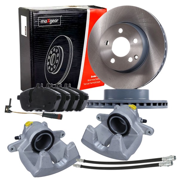 Maxgear Bremsscheiben 295Mm BeläGe Wako Bremssattel Set Vorne FüR Mercedes W204-image