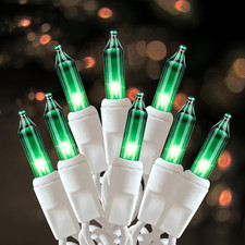 Green Christmas Lights 100 Count St. Patrick'S Day Decorations String Lights wit