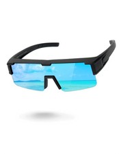 Polarized Fit Over Glasses Sunglasses for Men Women, UV Protection Sports Wra...