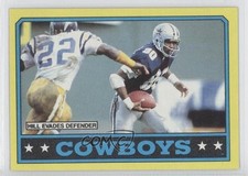 1986 Topps Dallas Cowboys Tony Hill (C* on Copyright Line) #124 0l1