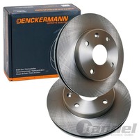 2X Denckermann Bremsscheiben 256Mm BelÜFtet Vorne Passend FüR Chevrolet Evanda L