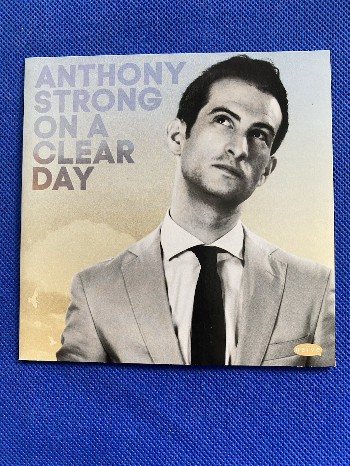 NEW Anthony Strong - On a Clear Day - Jazz Pop PROMO CD 2015