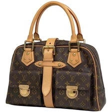 Louis Vuitton Manhattan GM Handbag Monogram Brown M40025 with Dust Bag #BS1002