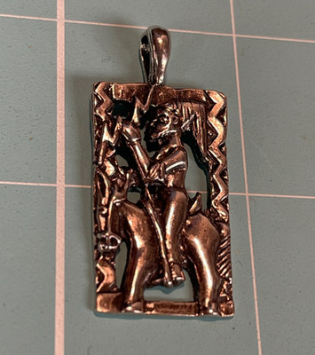 Chango The King John The Conquerer 925 Sterling Silber Anhänger