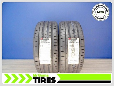 SET OF 2 BRAND NEW YOKOHAMA ADVAN SPORT V107 XL 235/45ZR18 TIRES 98Y 2354518