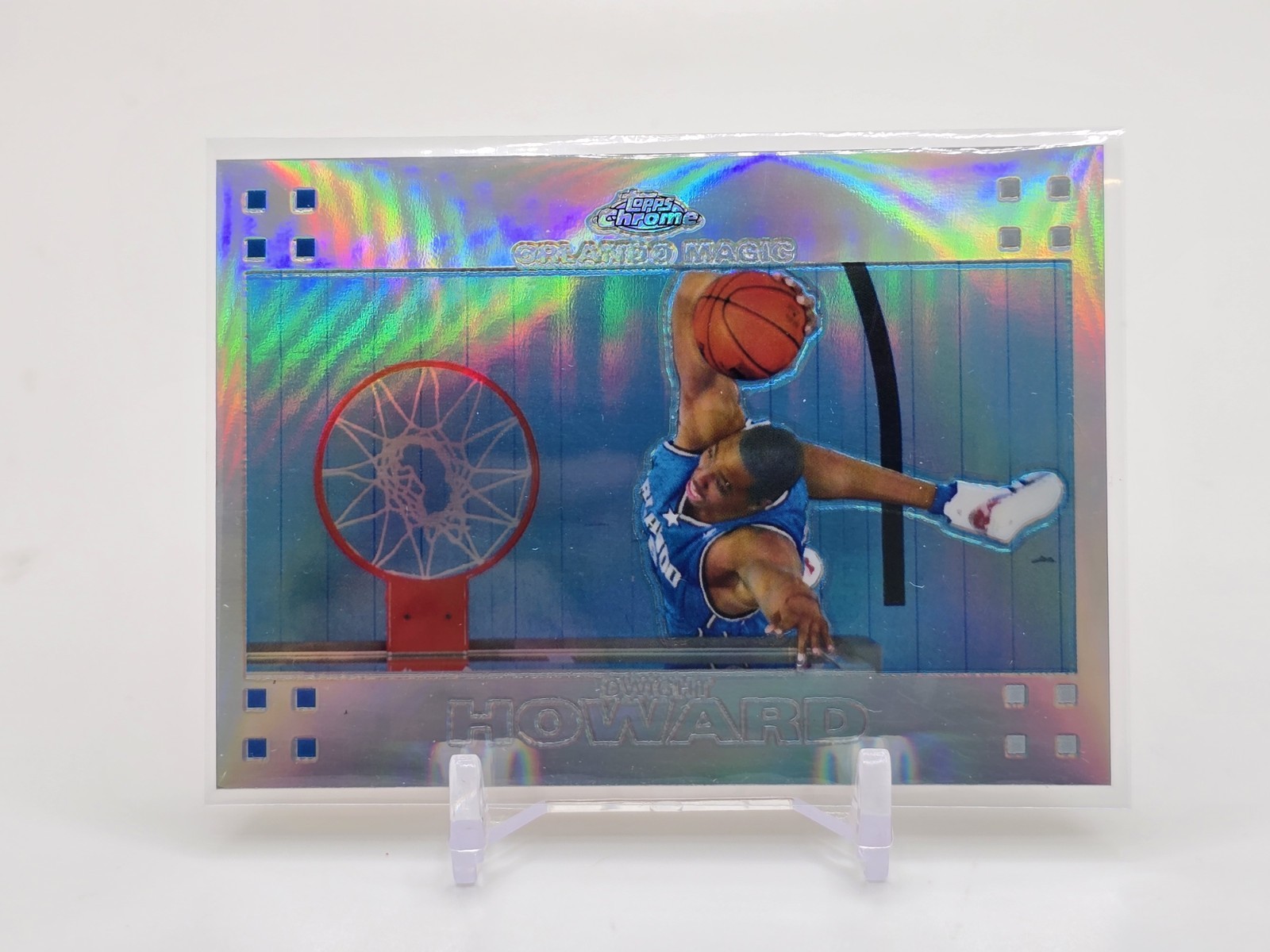 2007-08 Topps Chrome - Dwight Howard Refractor #14 Horizontal Orlando 125/999