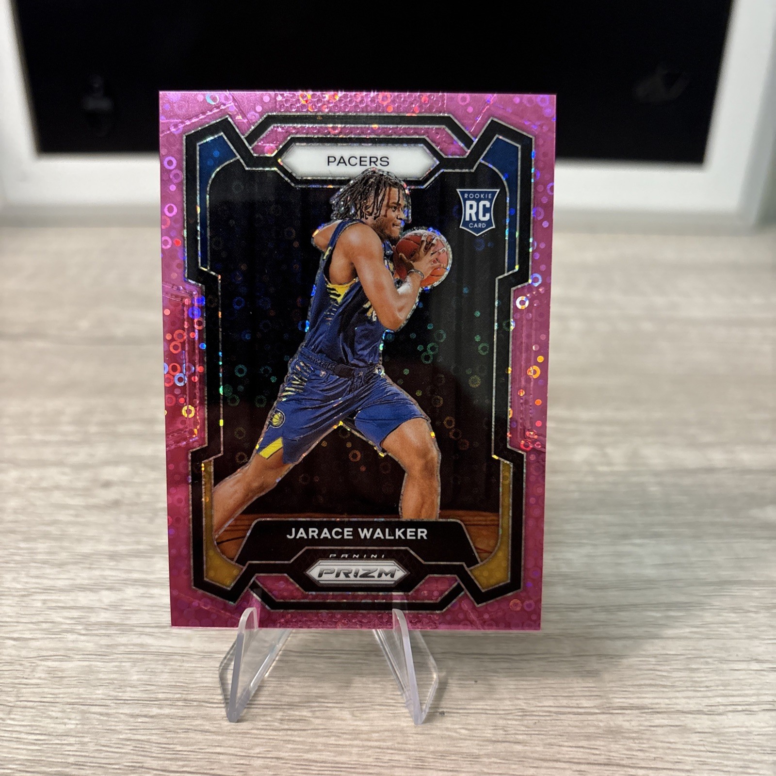 2023-24 Panini Prizm #168 Jarace Walker /50 Pink disco rc