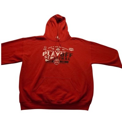 Jerzees Ohio State Buckeyes 19 Playoff Semifinal Fiesta Bowl Hoodie Red Men's XL