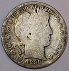 1898-P Barber Half Dollar - Good - #9349DAC