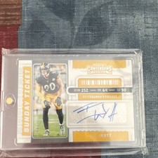 Panini 2020 Contenders Sunday Ticket T.J. Watt #STS-TJW /49 Auto Steelers