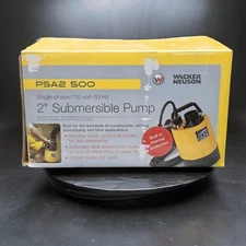 Wacker Neuson PSA2 500 2" Dewatering Pump 5000009114 110V 2/3HP w/Float💧
