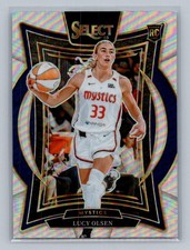 2025 Panini Select WNBA #40 Lucy Olsen Silver Prizms