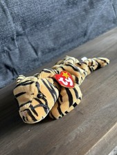 Stripes the Tiger style 4065 Ty Beanie Baby with tag PVC pellets 1995 MWMT