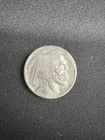 Hobo Nickel hand carved original 1936 Buffalo Nickel