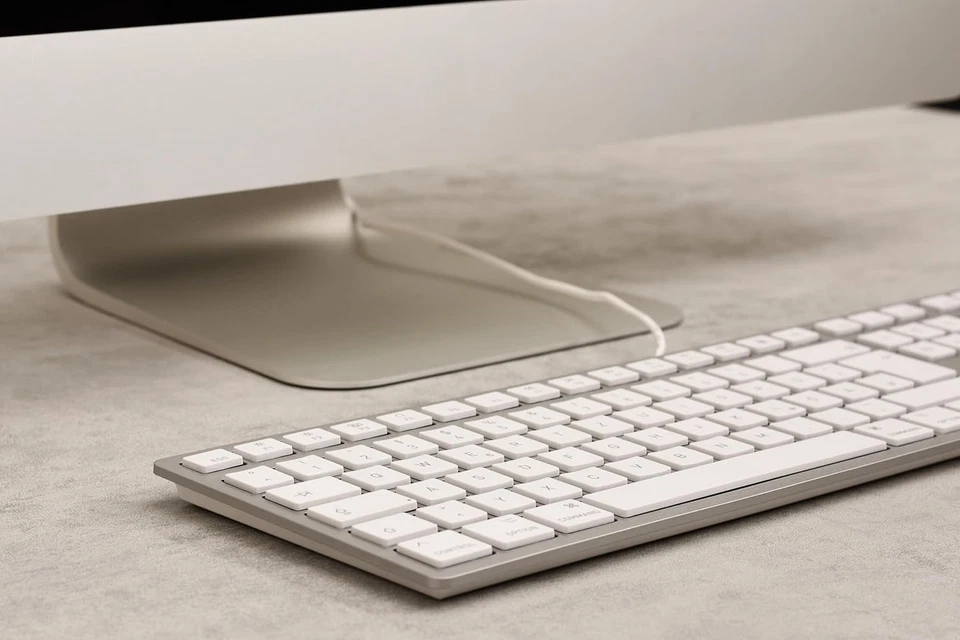 CHERRY KC 6000C FÜR MAC Tastatur Universal USB-C QWERTZ Silber - Bild 4 von 4